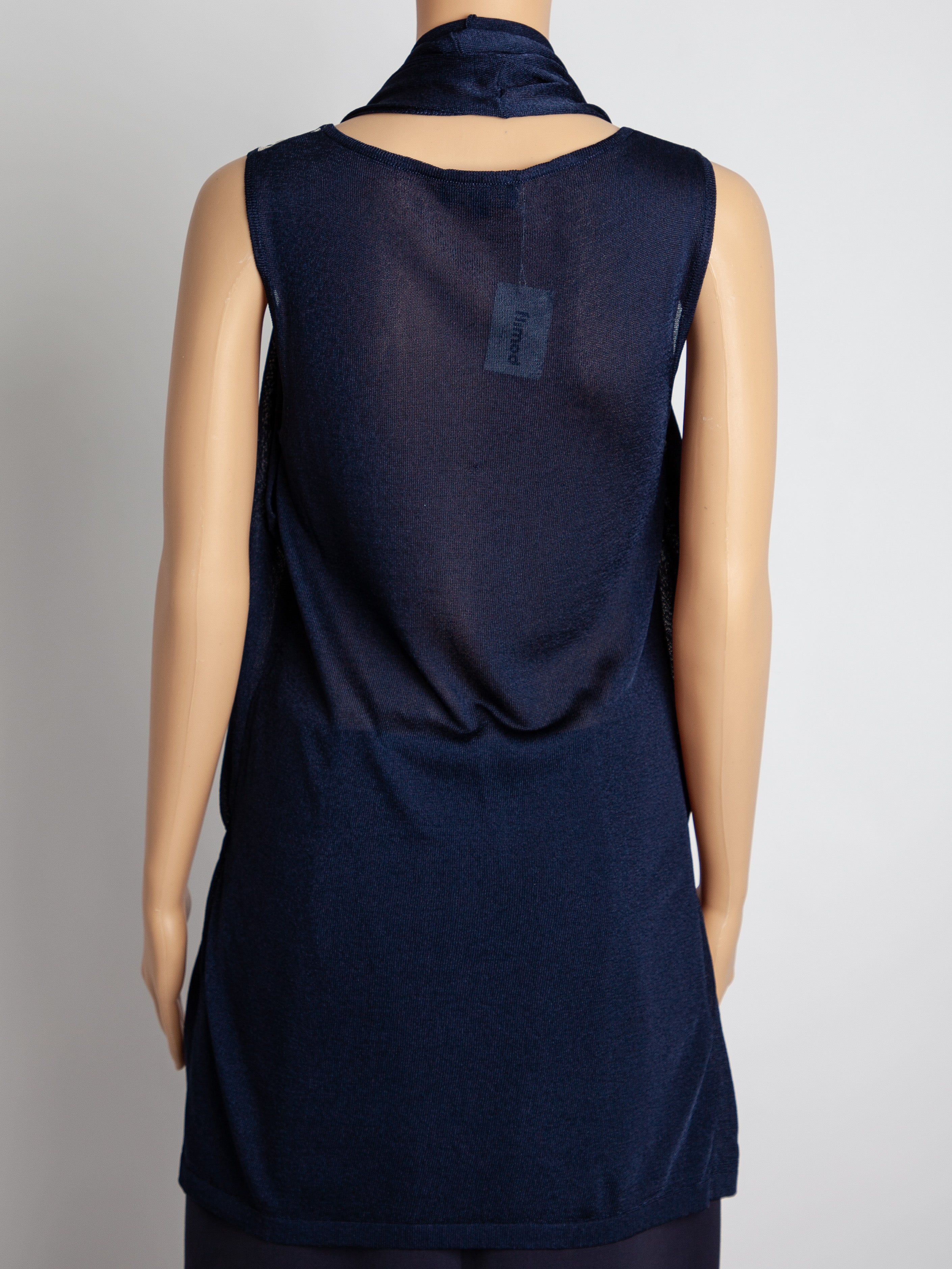 Good Luisa Spagnoli Women’s Layered Outfit S Striped Tank Cardigan