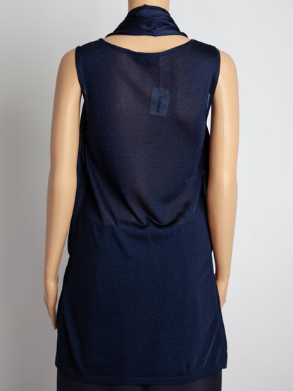 Good Luisa Spagnoli Women’s Layered Outfit S Striped Tank Cardigan