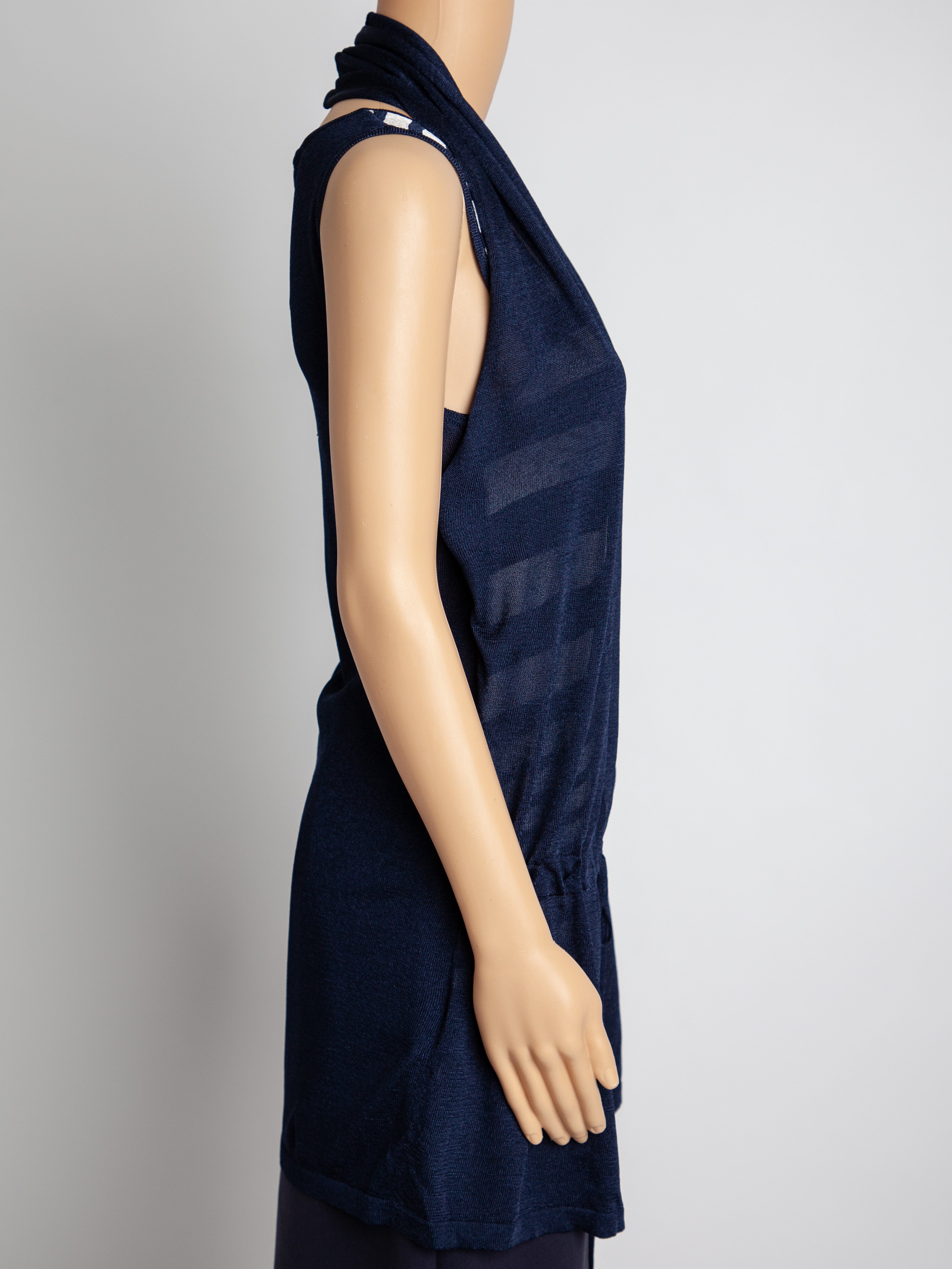 Good Luisa Spagnoli Women’s Layered Outfit S Striped Tank Cardigan