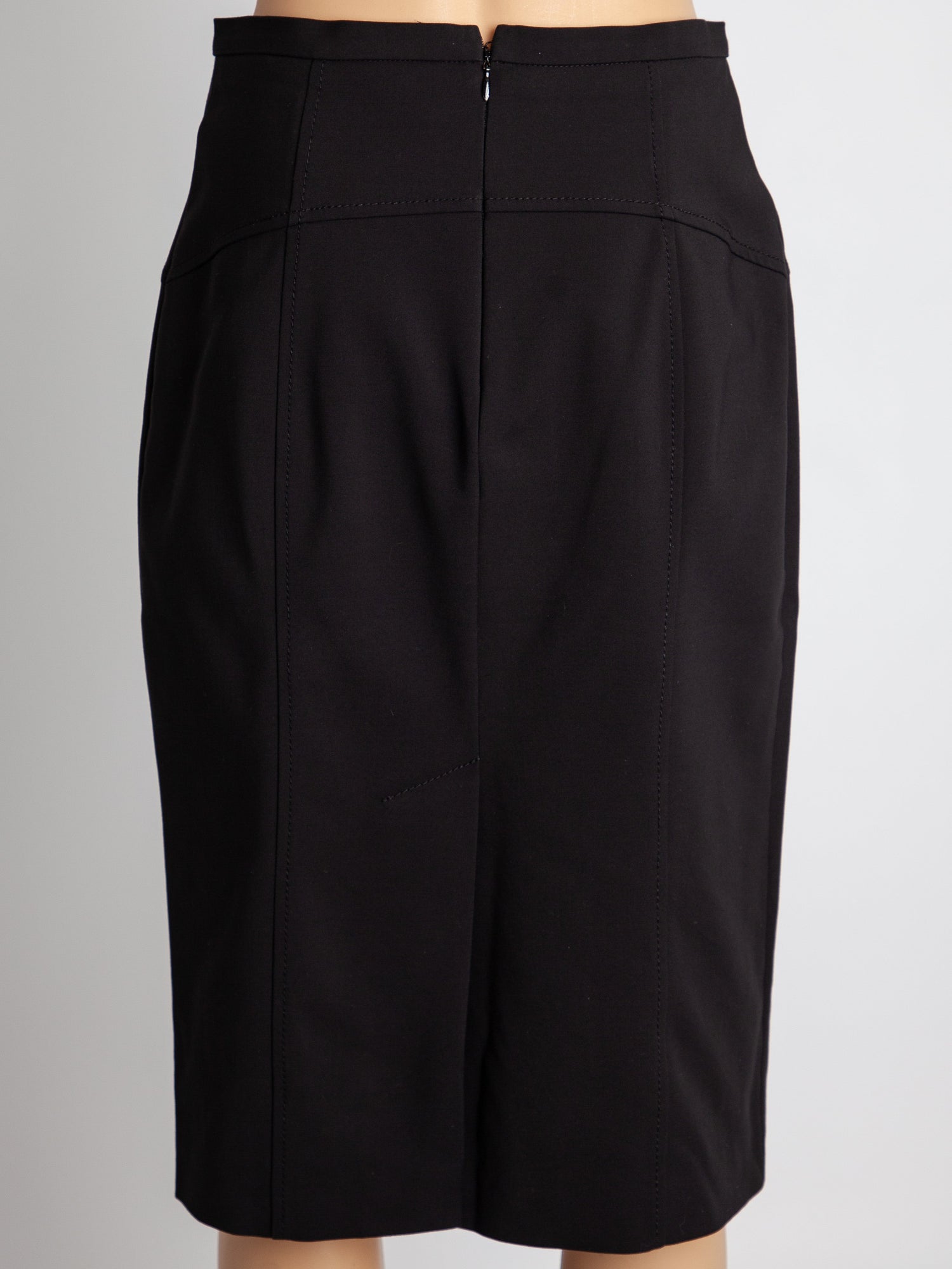 Max Mara Black Pencil Skirt Size L - Good Condition