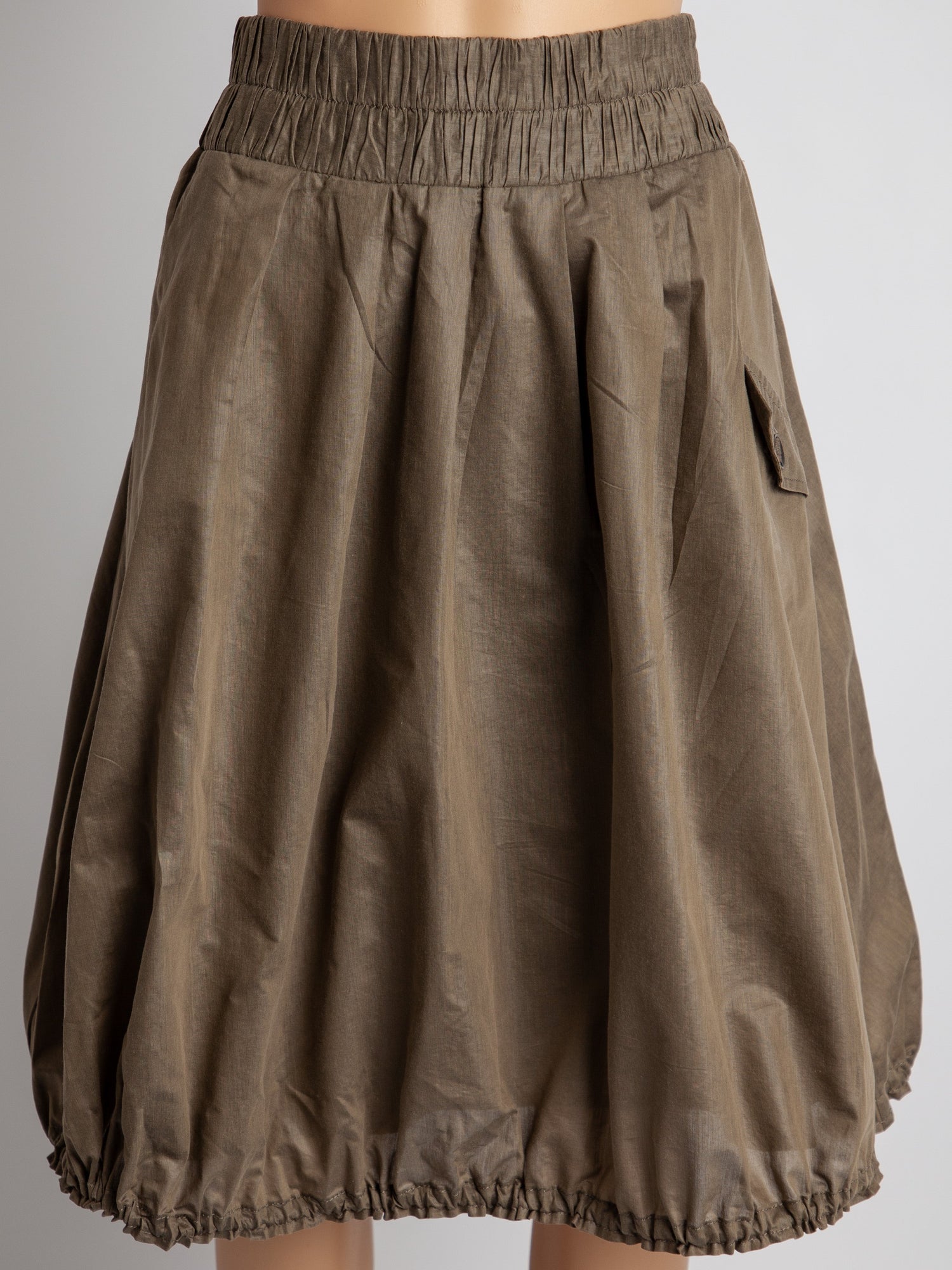 Good MaxCo Green Cotton Women’s Skirt Size XS with Pocket