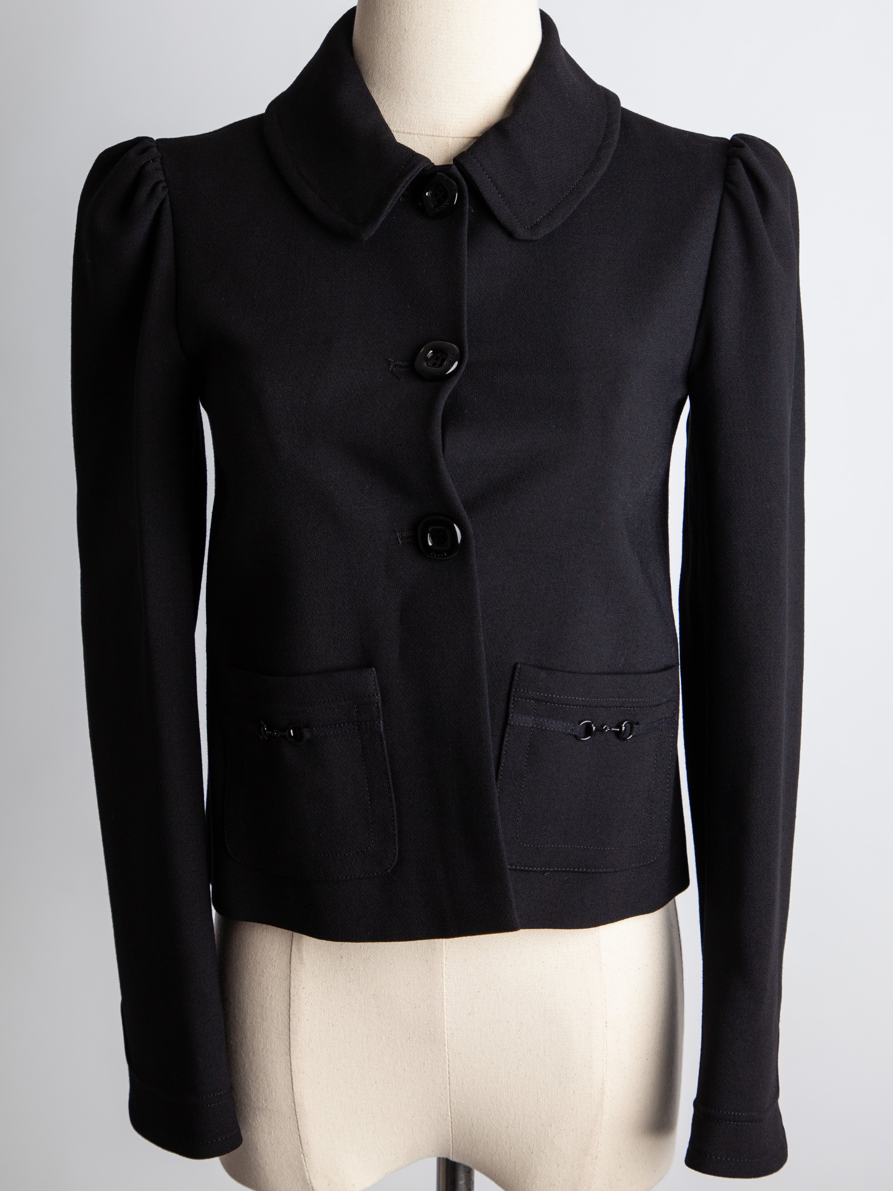 Gucci Black Kids Suit Polyester Size 12 Good Condition