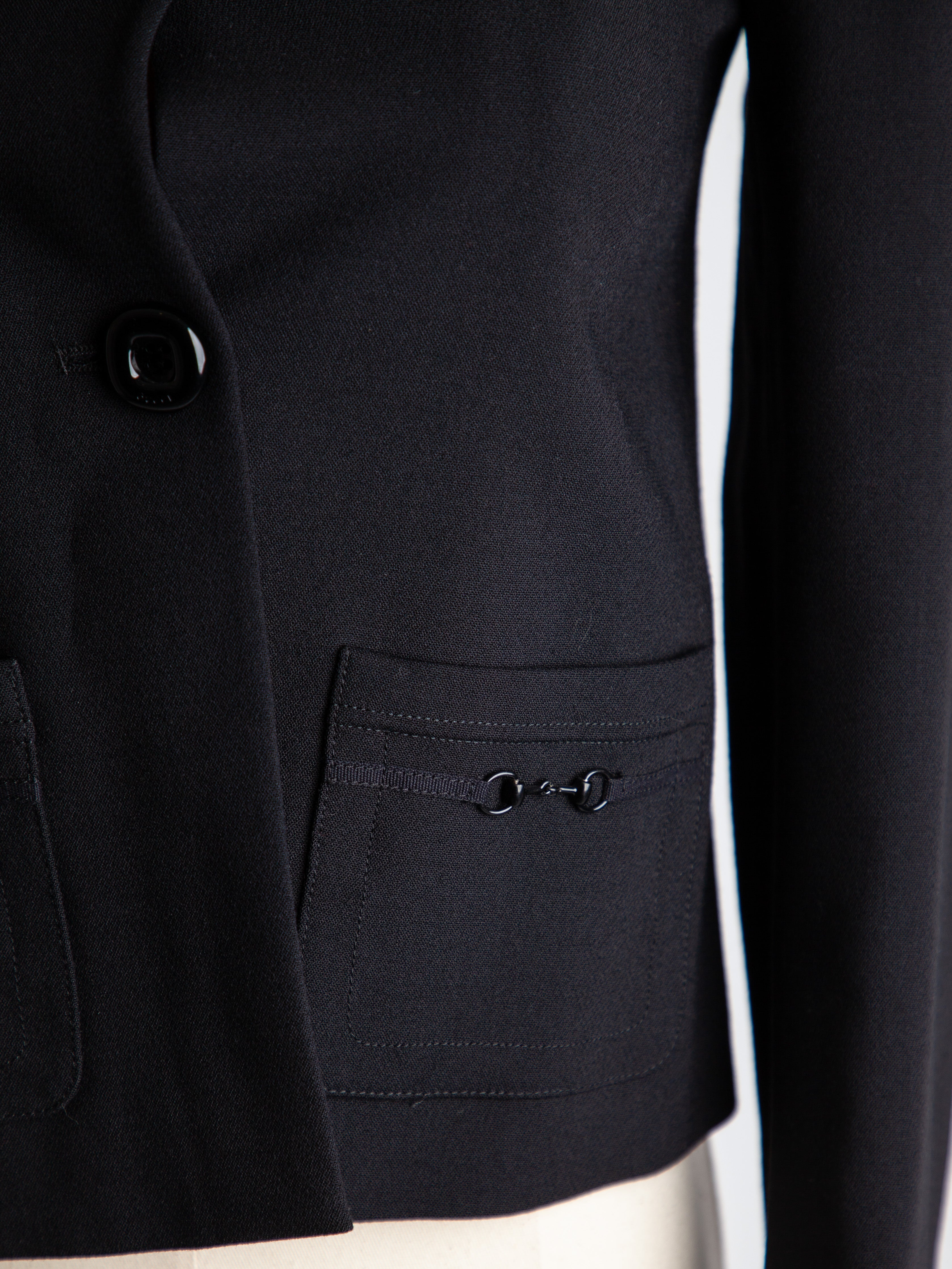 Gucci Black Kids Suit Polyester Size 12 Good Condition