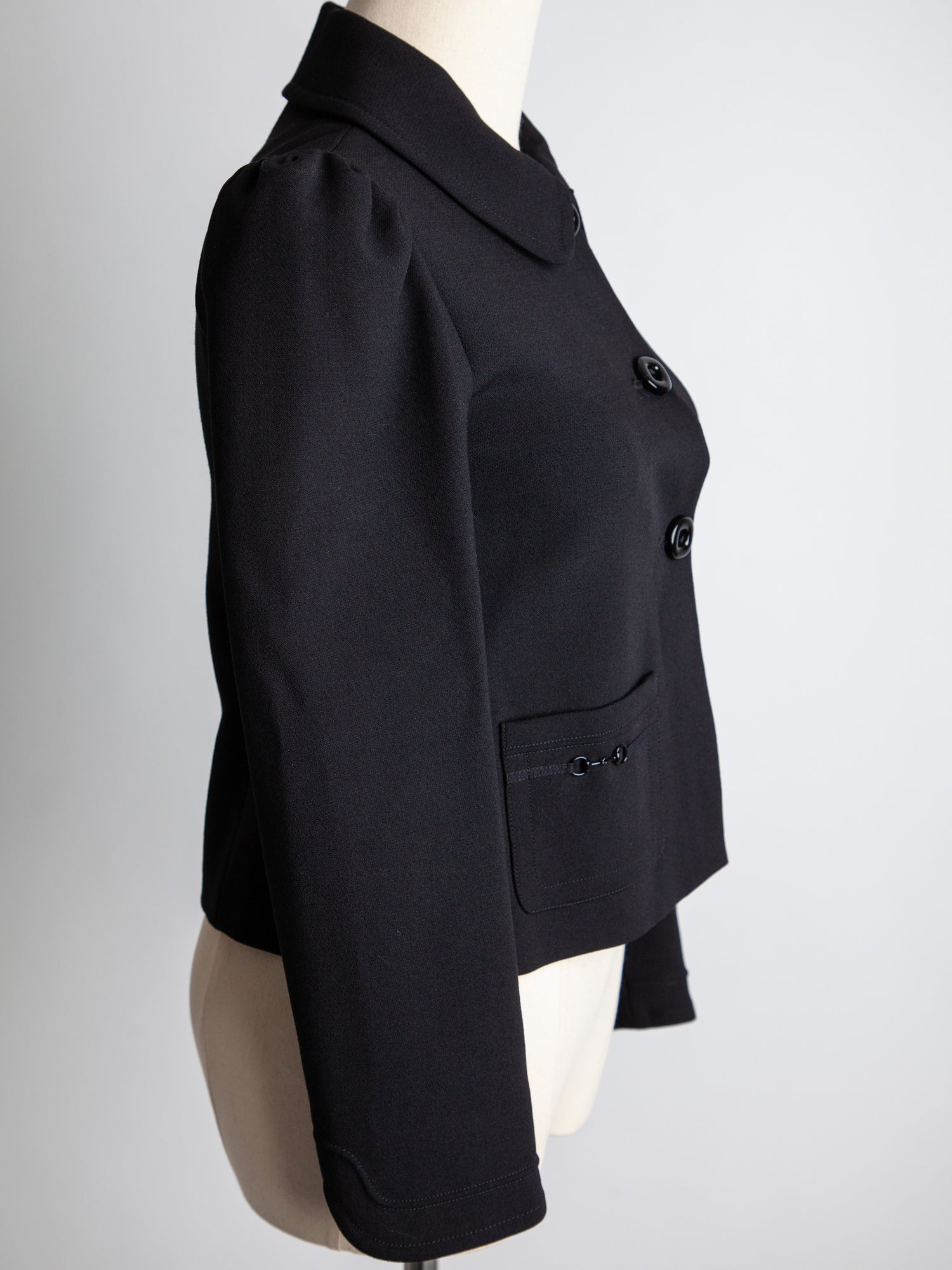 Gucci Black Kids Suit Polyester Size 12 Good Condition