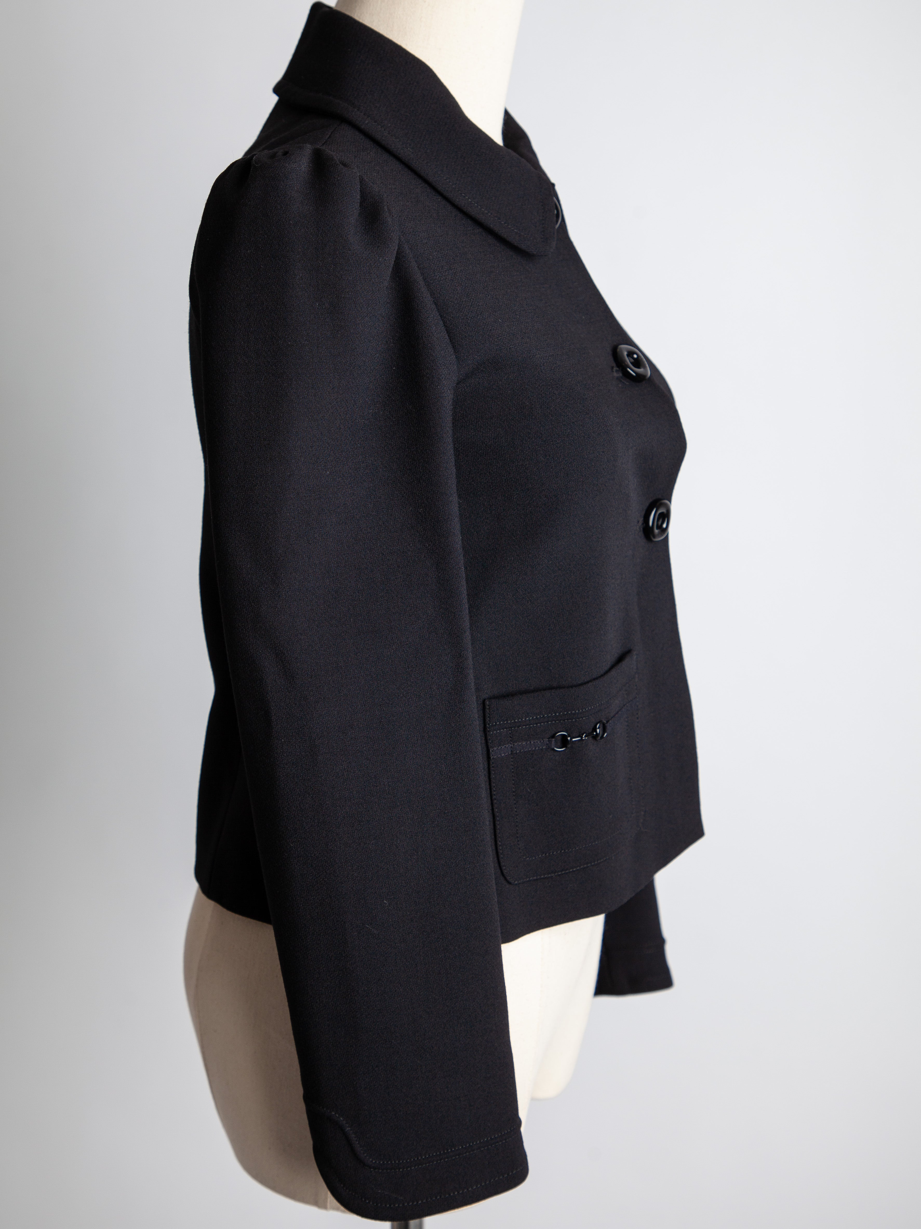 Gucci Black Kids Suit Polyester Size 12 Good Condition