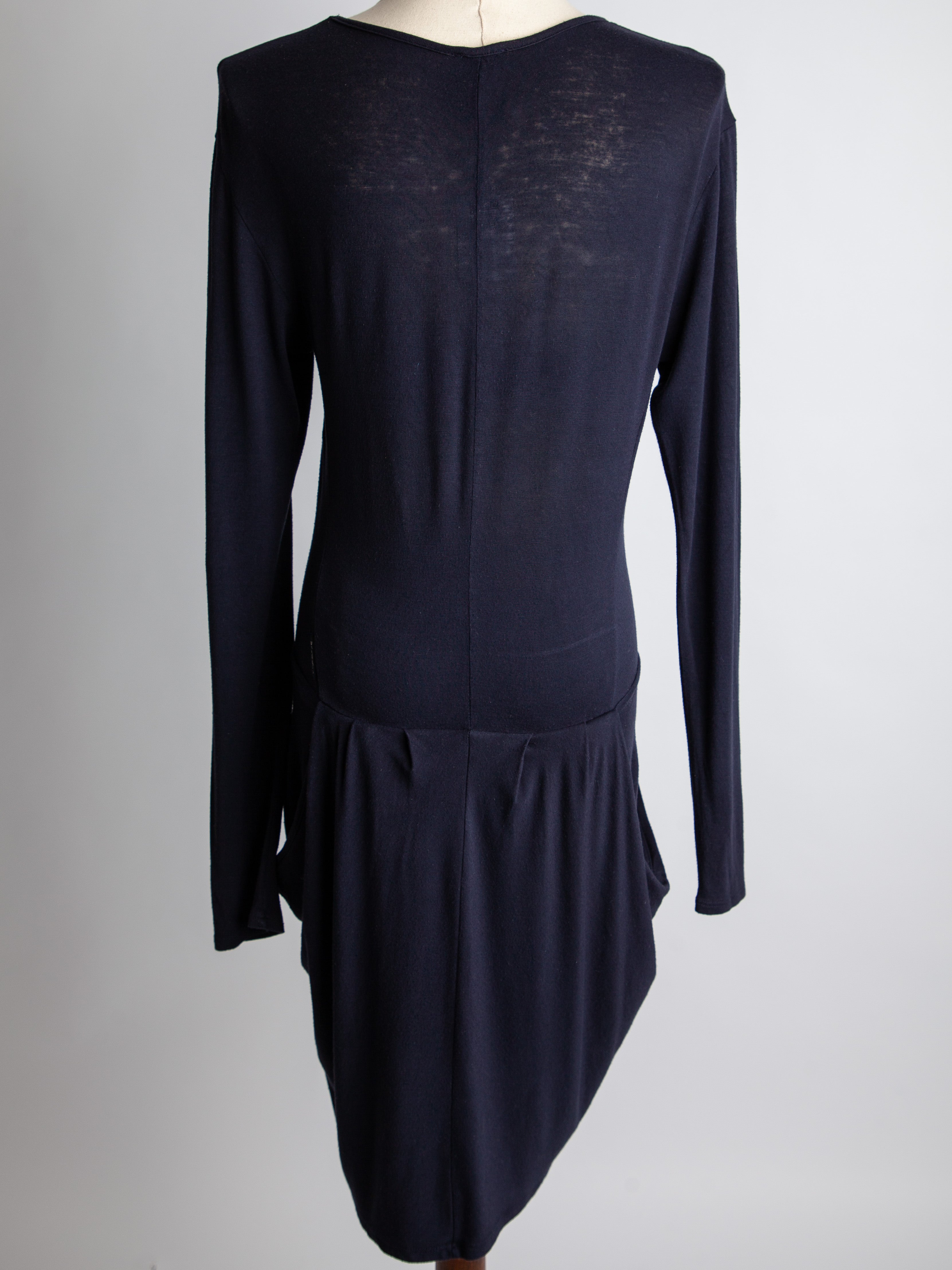 Good Armani Jeans Black Viscose Dress for Kids Size 13