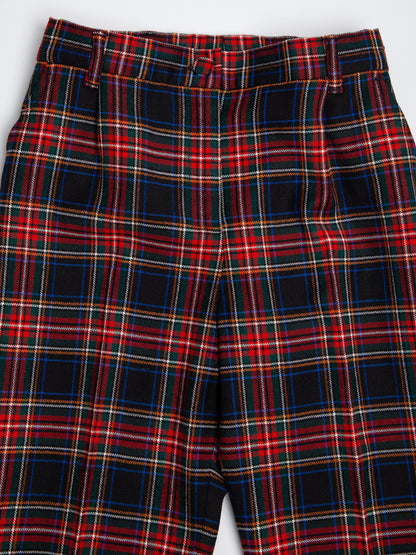 Good Dolce Gabbana Red Plaid Trousers Size 10 For Kids
