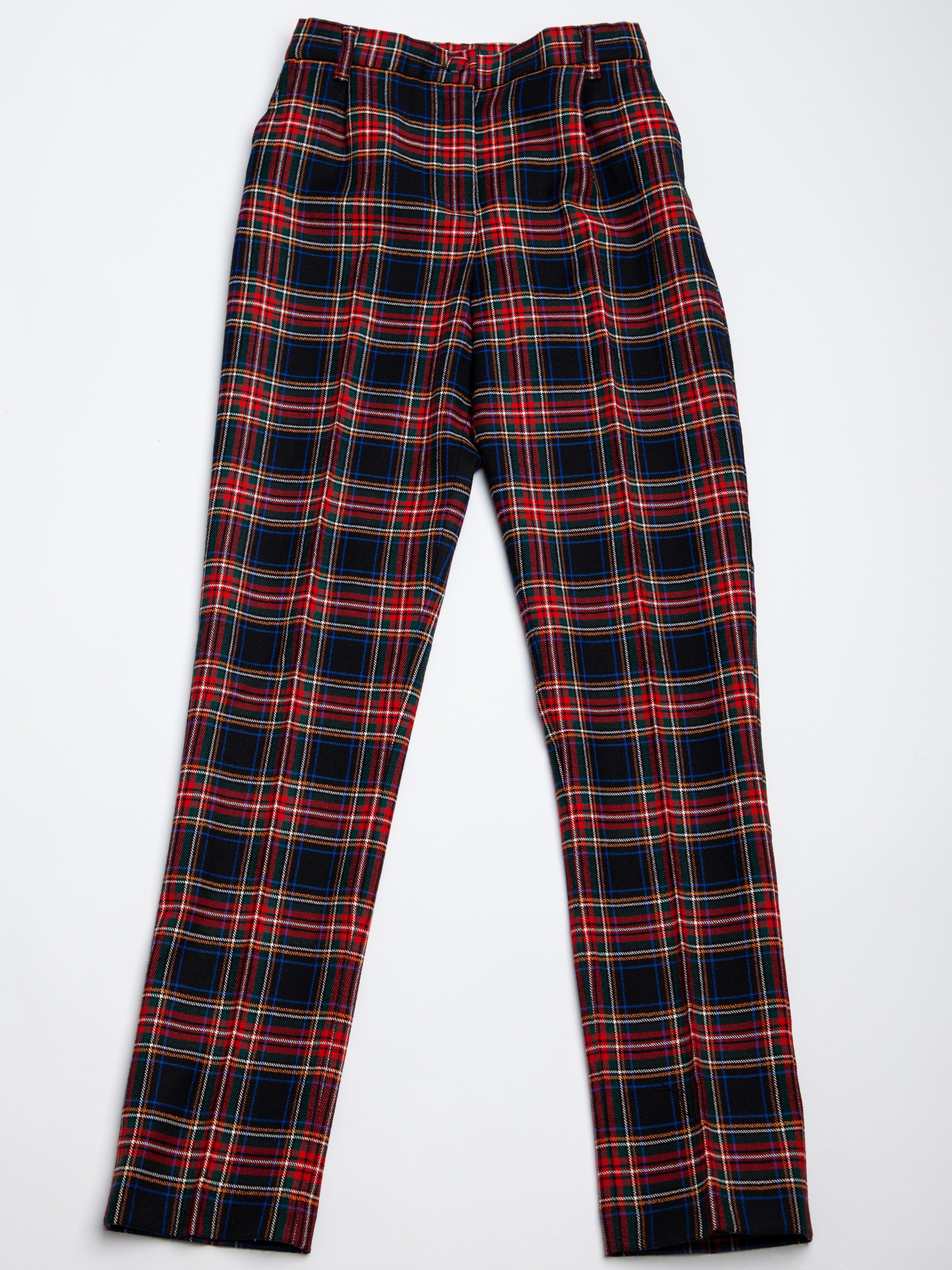 Good Dolce Gabbana Red Plaid Trousers Size 10 For Kids