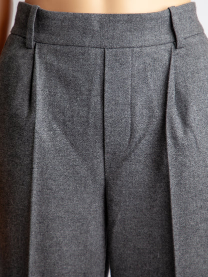 Good Vince Gray Pleated Trousers Size S Women&