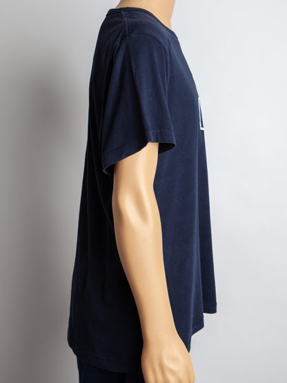 Good French Connection Blue Cotton T-shirt XL Bicycle Design