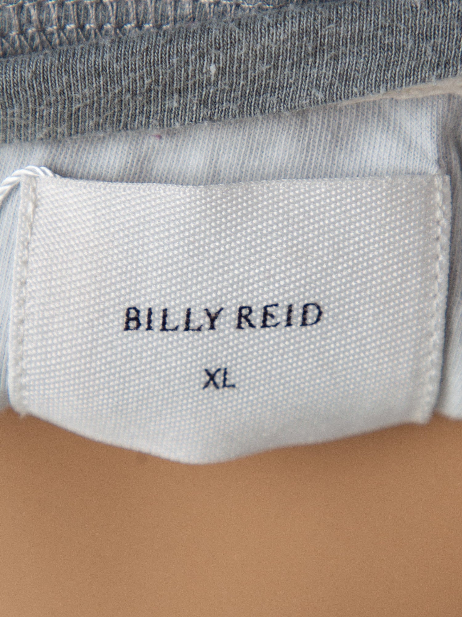 Good Billy Reid Gray Short-Sleeve Henley Shirt Size XL