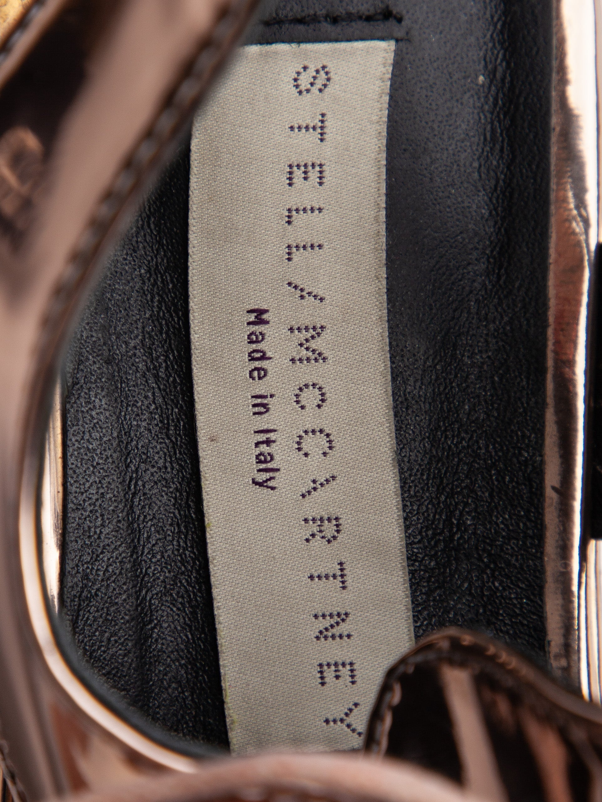 Good Stella McCartney Orange Lacquer Platform Shoes Size 40