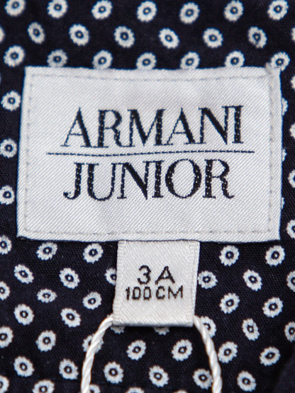 Good Armani Exchange Blue Cotton Cardigan for Kids Size 3