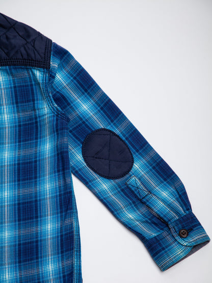 Good Tommy Hilfiger Blue Cotton Long Sleeve Shirt Size 4 for Kids