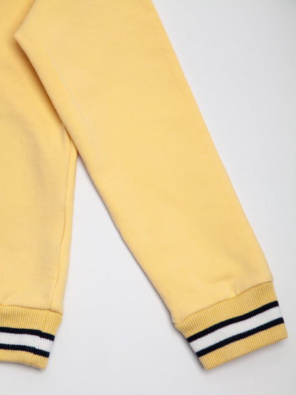 Good Silvian Heach Yellow Cotton Sweatshirt Size 8 for Kids