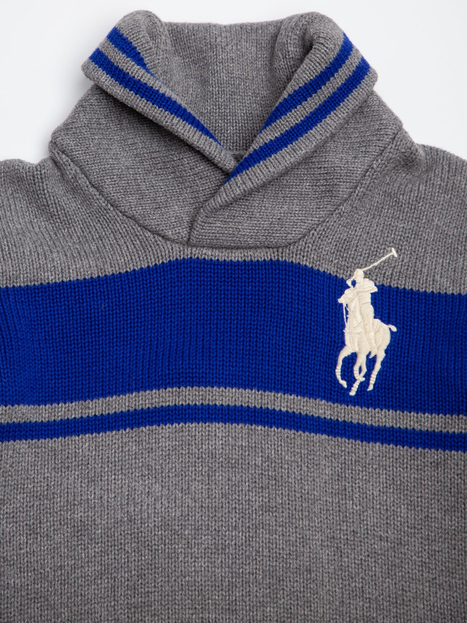 Good Ralph Lauren Gray Cotton Sweater Size 8 for Kids