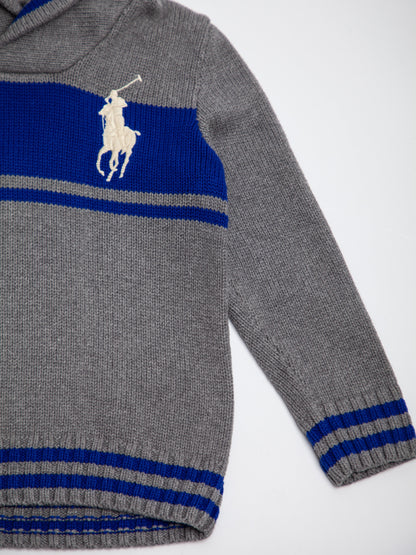 Good Ralph Lauren Gray Cotton Sweater Size 8 for Kids