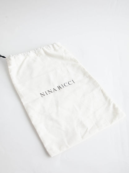 Good Nina Ricci Orange Genuine Suede High-Heeled Shoes Size 38