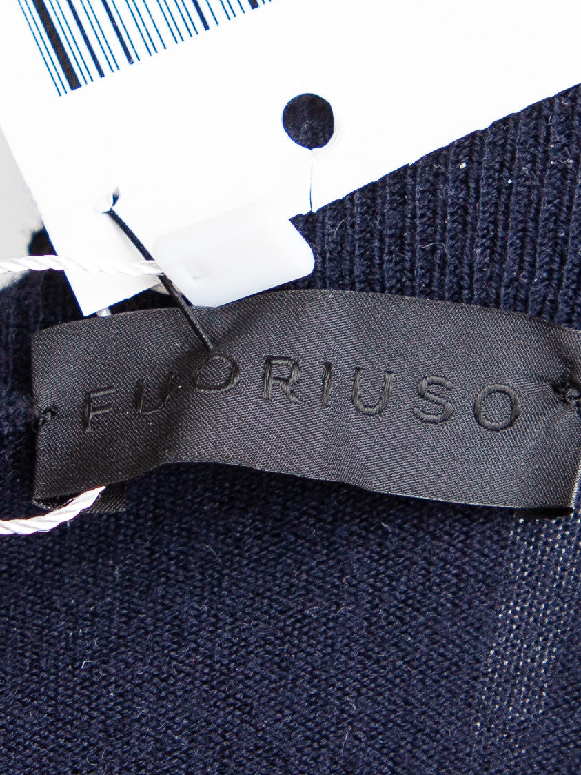 NEW Fuoriuso Black Cashmere Turtleneck Sweater for Men
