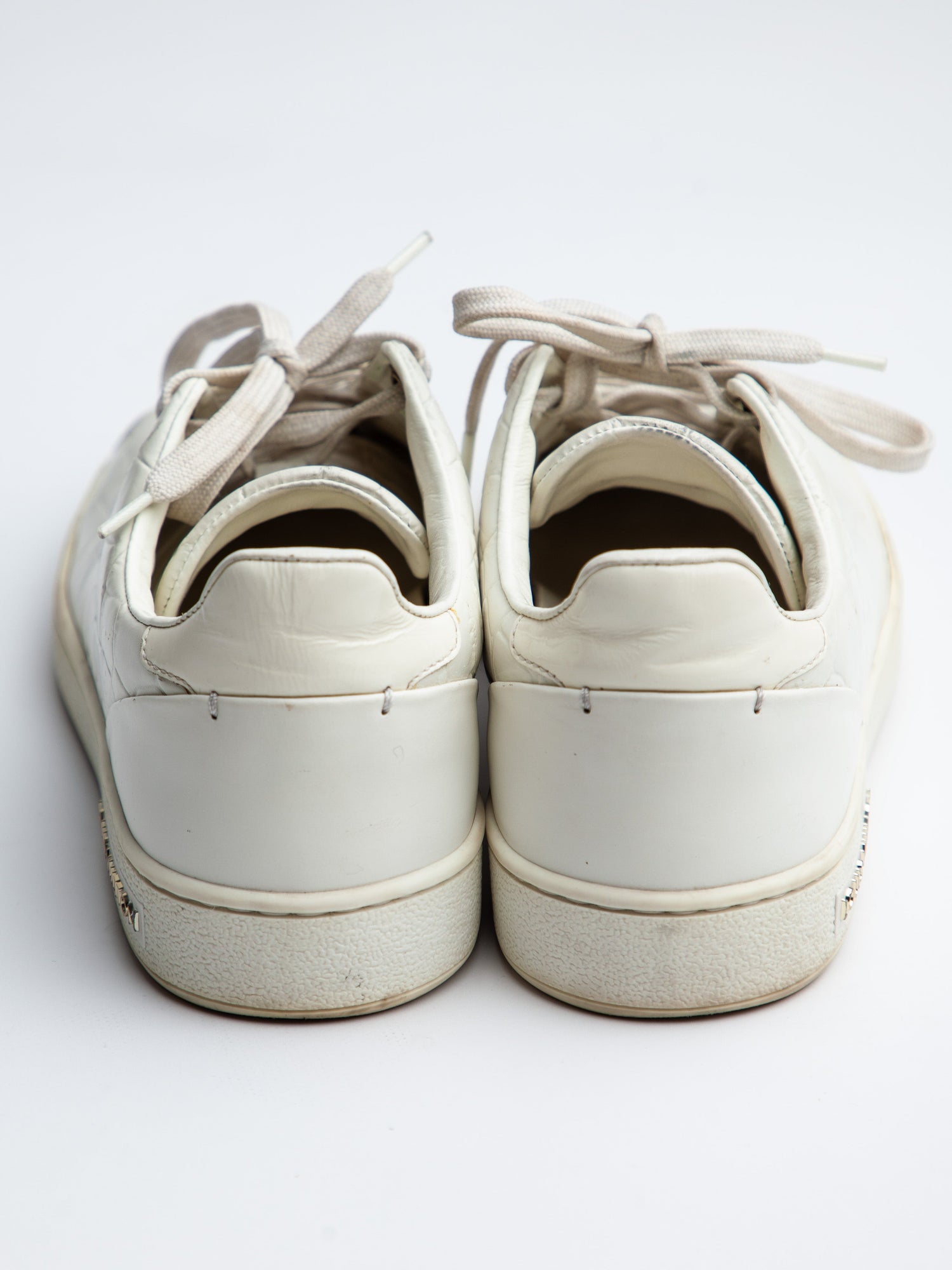 Good Louis Vuitton White Leather Sneakers Size 35 Women