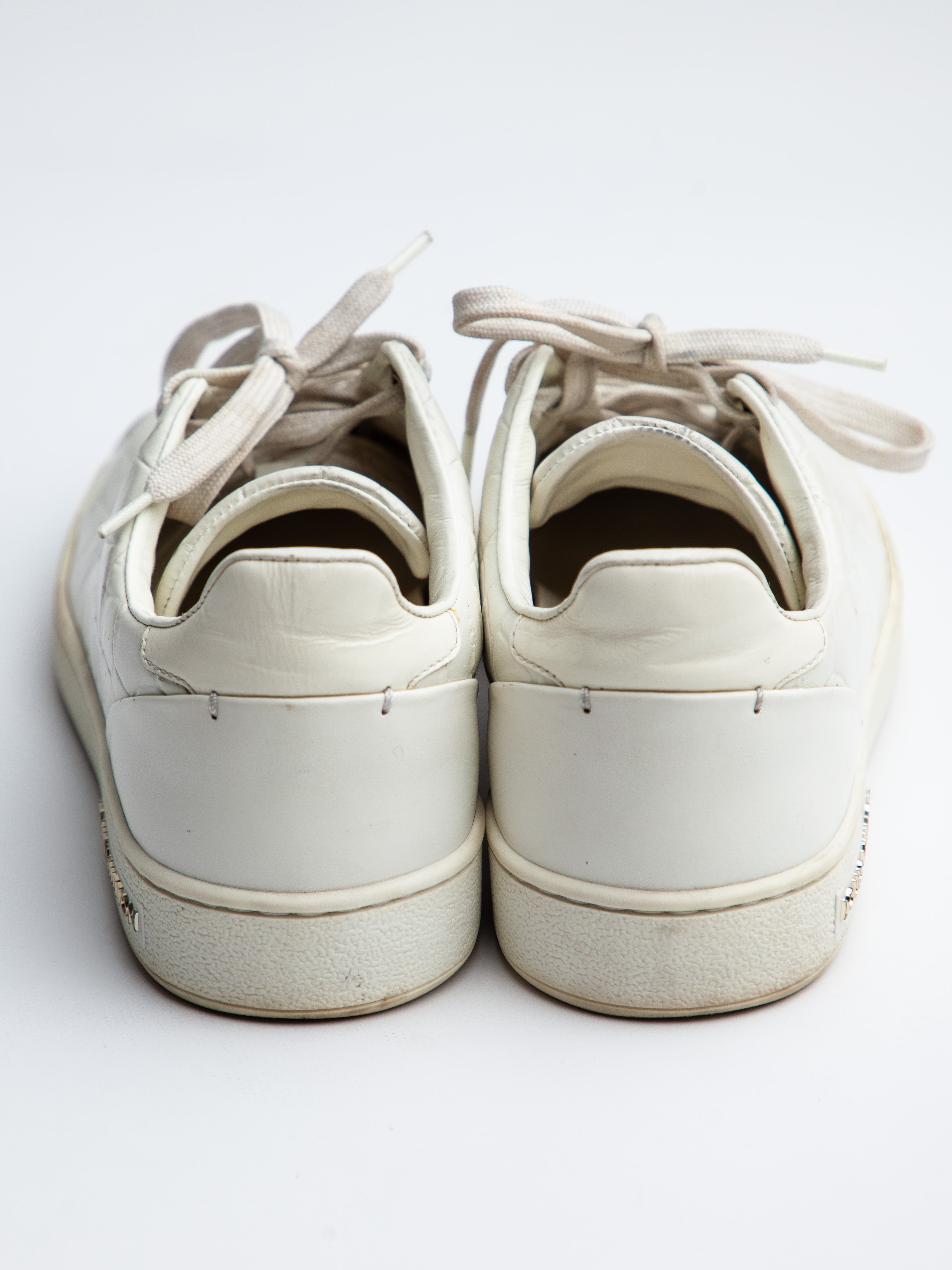 Good Louis Vuitton White Leather Sneakers Size 35 Women