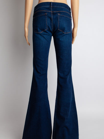 Good J Brand Blue Flared Jeans Cotton Size M Women&