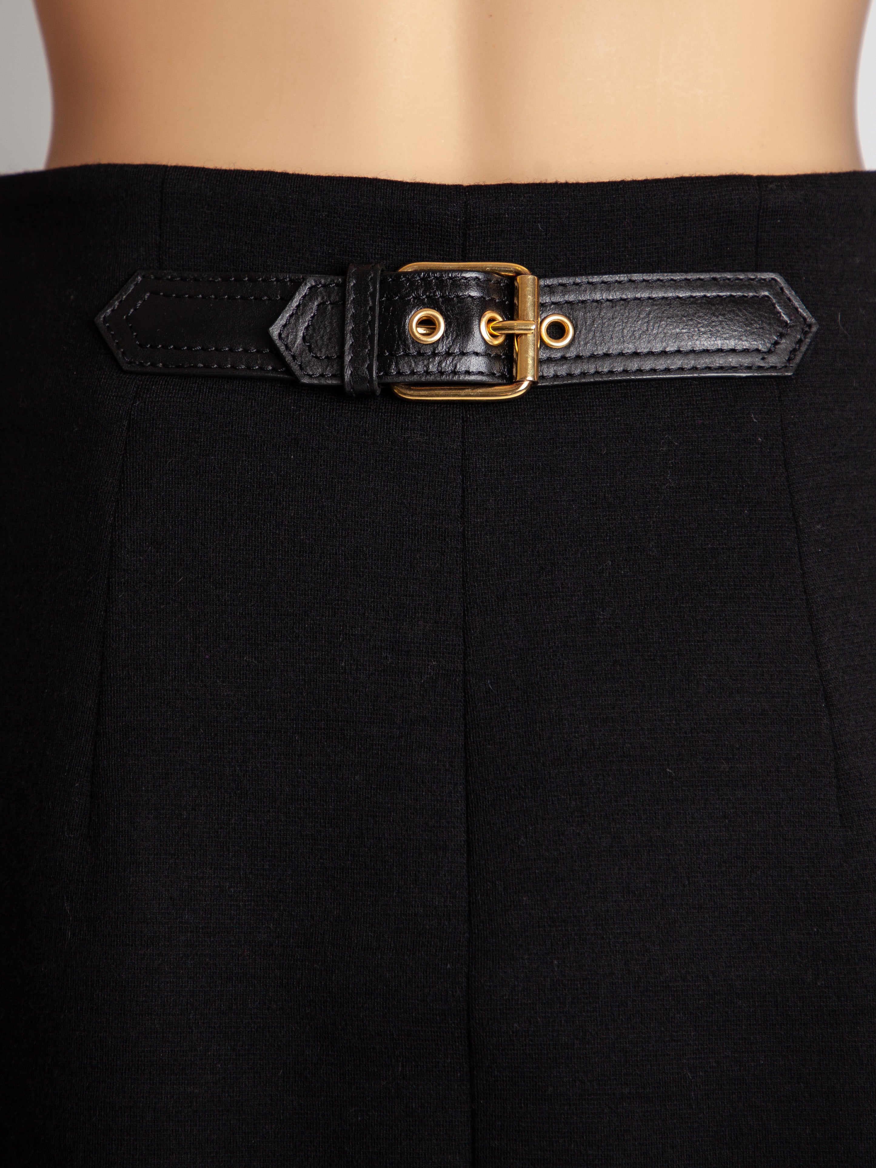 Good Emilio Pucci Black Cashmere Pencil Skirt Size XL