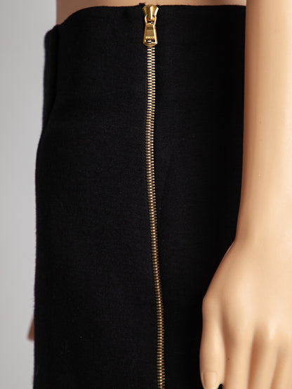 Good Emilio Pucci Black Cashmere Pencil Skirt Size XL