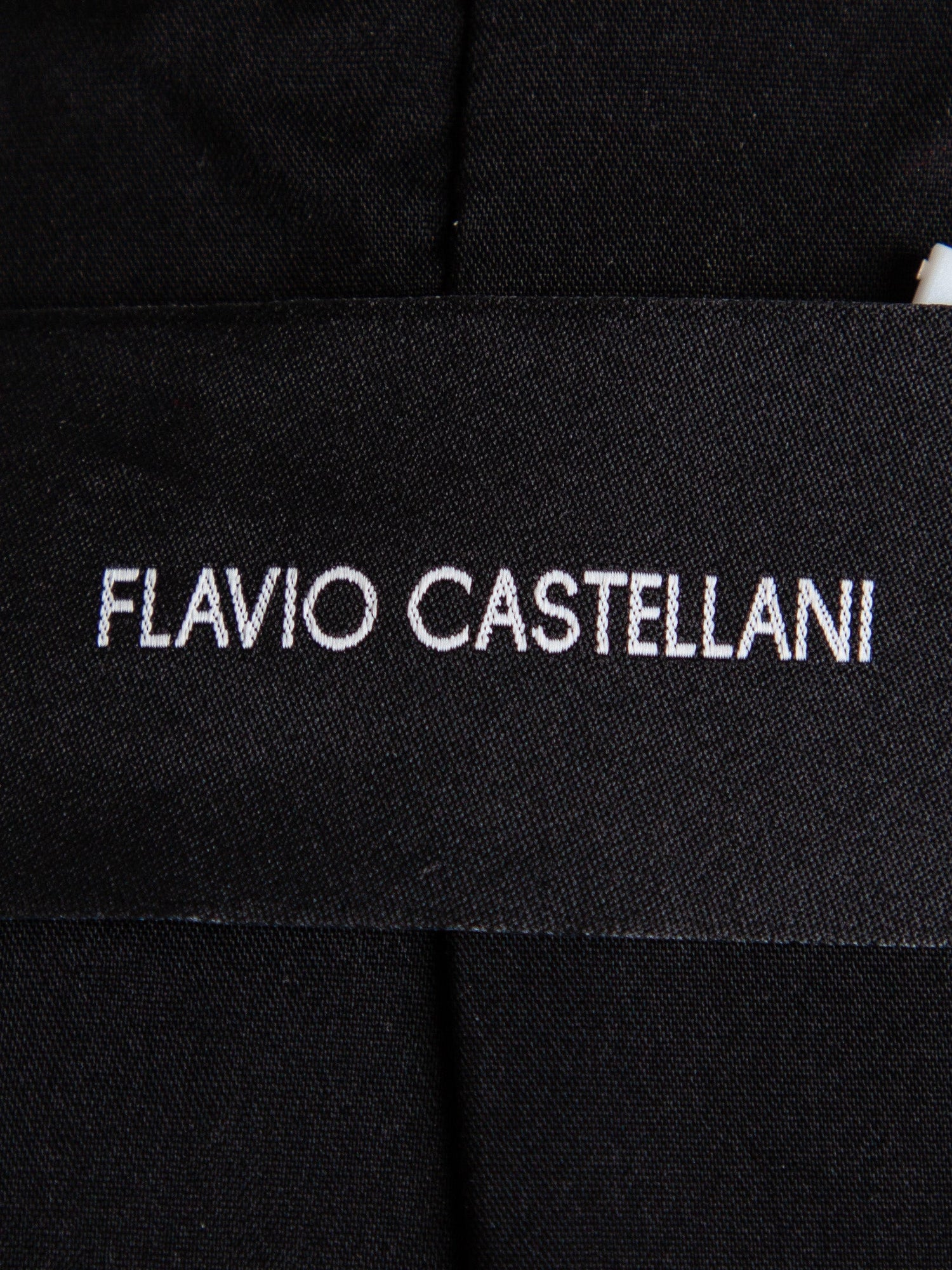 Excellent Flavio Castellani Black Cropped Jacket Size L Women