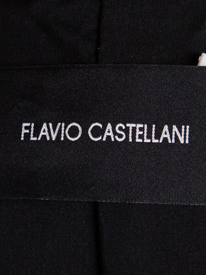 Excellent Flavio Castellani Black Cropped Jacket Size L Women