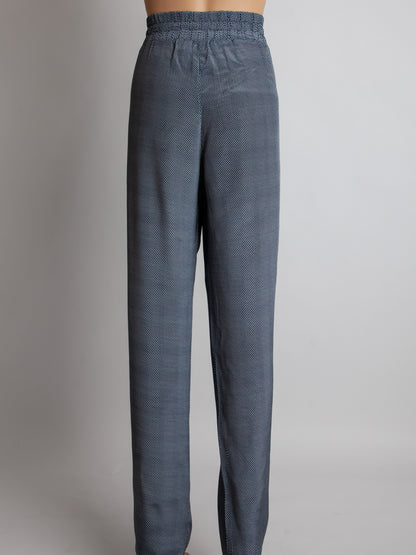 Good Emporio Armani Gray High-Waisted Pants Size S Polyester