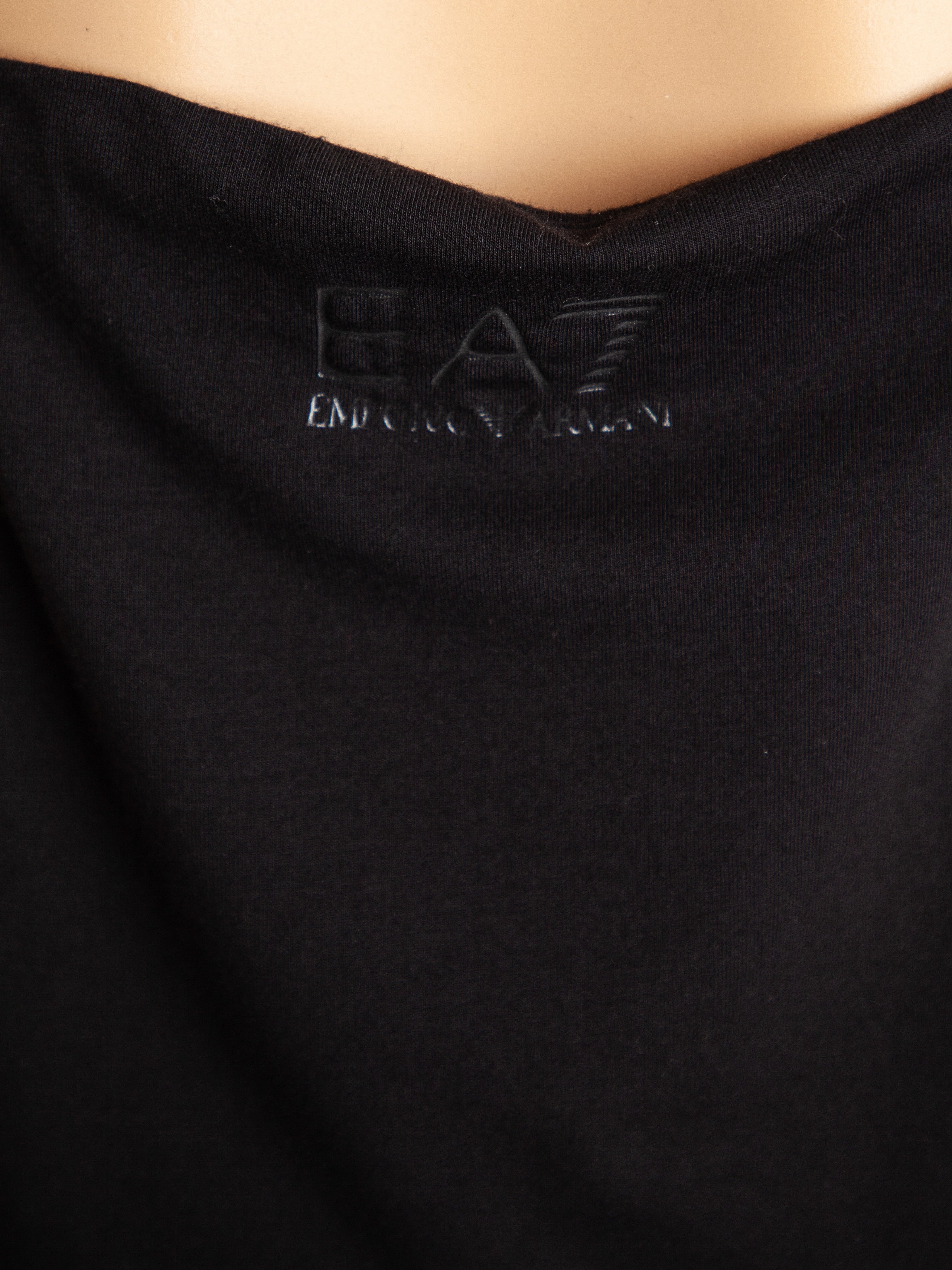 Good Emporio Armani Black Cotton Jumpsuit Size L Women