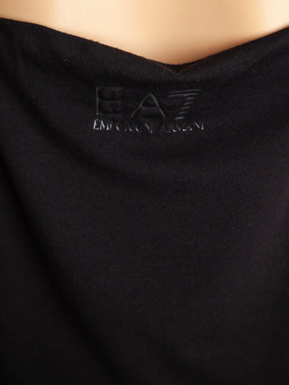 Good Emporio Armani Black Cotton Jumpsuit Size L Women