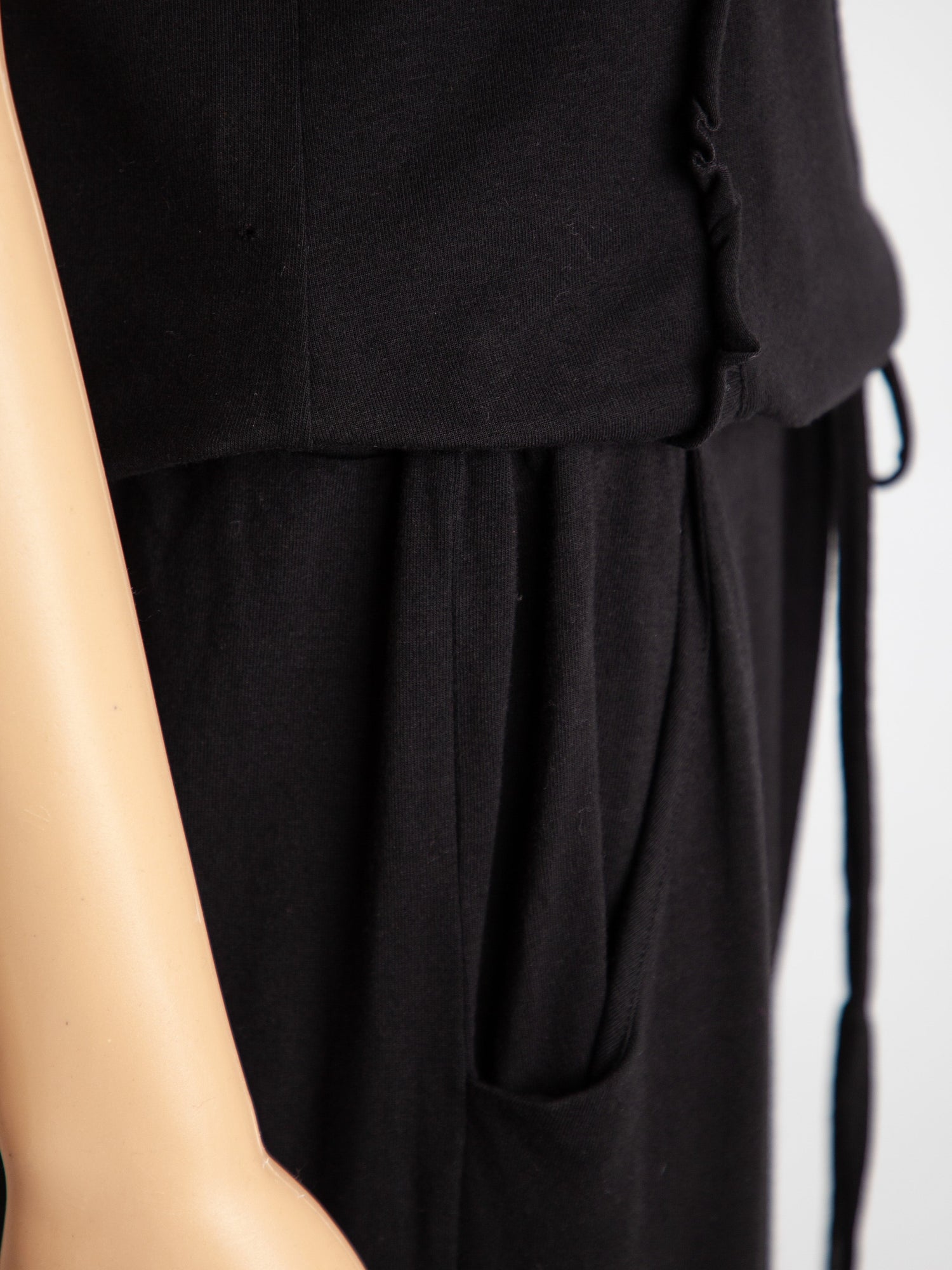 Good Emporio Armani Black Cotton Jumpsuit Size L Women