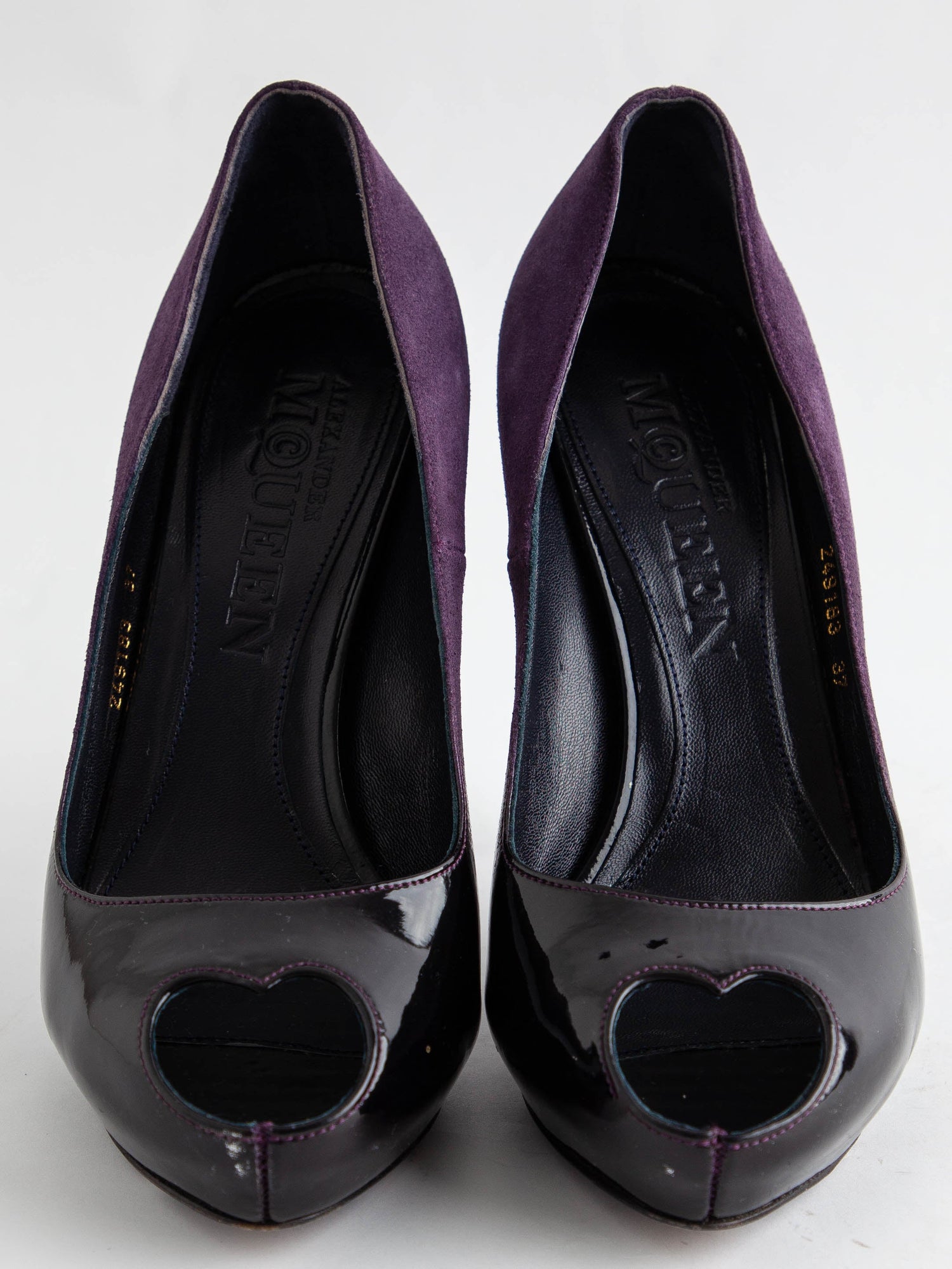 Good Yves Saint Laurent Purple High-Heeled Shoes Size 37