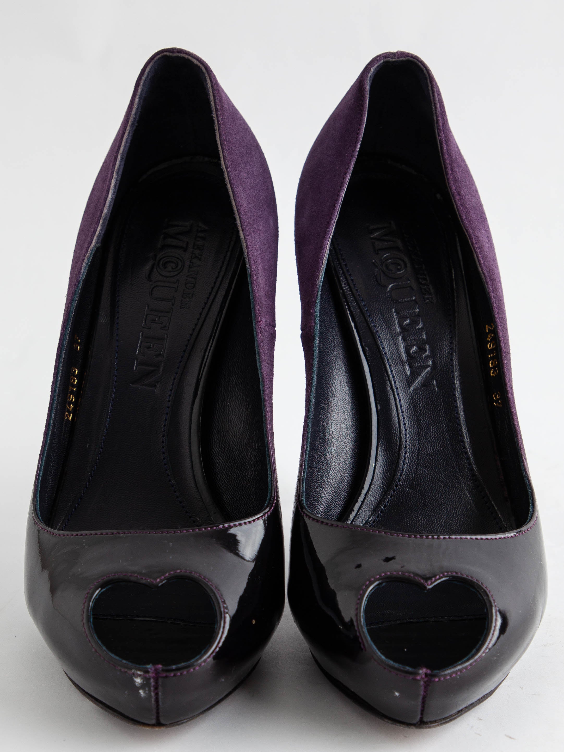 Good Yves Saint Laurent Purple High-Heeled Shoes Size 37