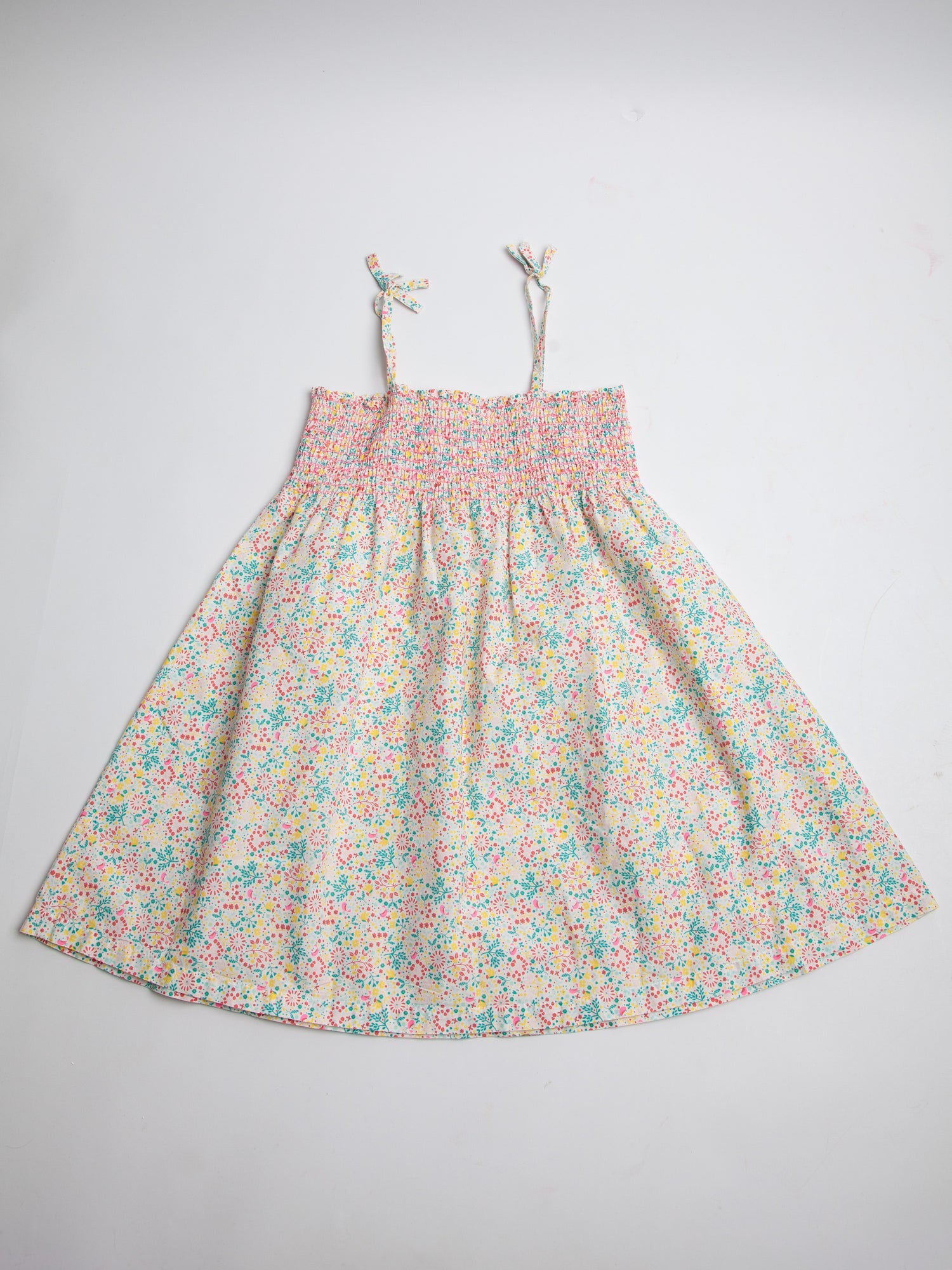 Good Petit Bateau Floral Pink Dress for Kids Size 8 Cotton