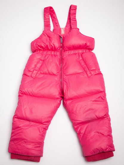 Good ADD Pink Puffy Winter Jacket &amp; Snow Pants Set Size 3 for Kids