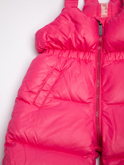 Good ADD Pink Puffy Winter Jacket &amp; Snow Pants Set Size 3 for Kids