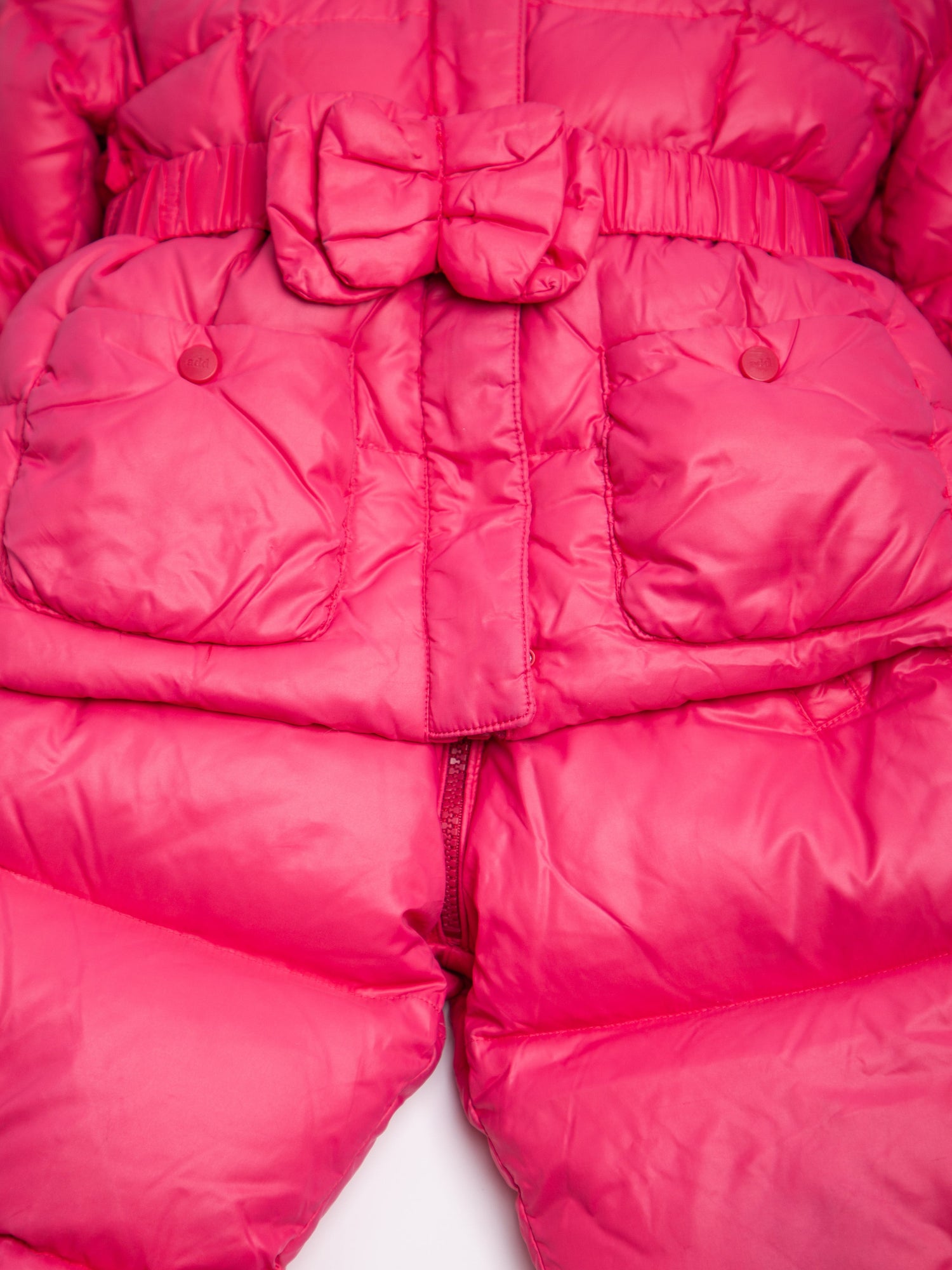 Good ADD Pink Puffy Winter Jacket &amp; Snow Pants Set Size 3 for Kids