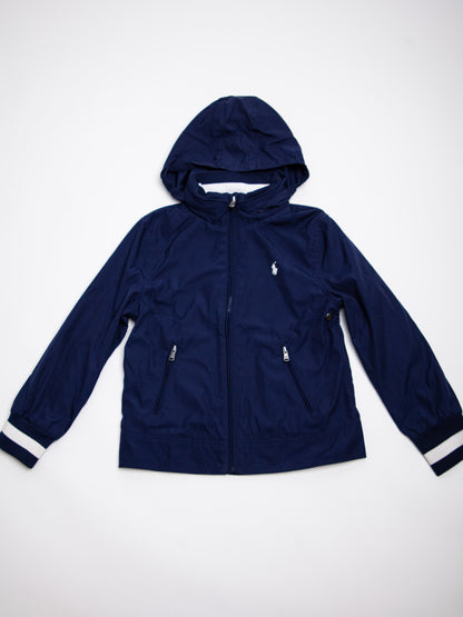 Good Polo Ralph Lauren Kids Hooded Jacket Blue Size 6