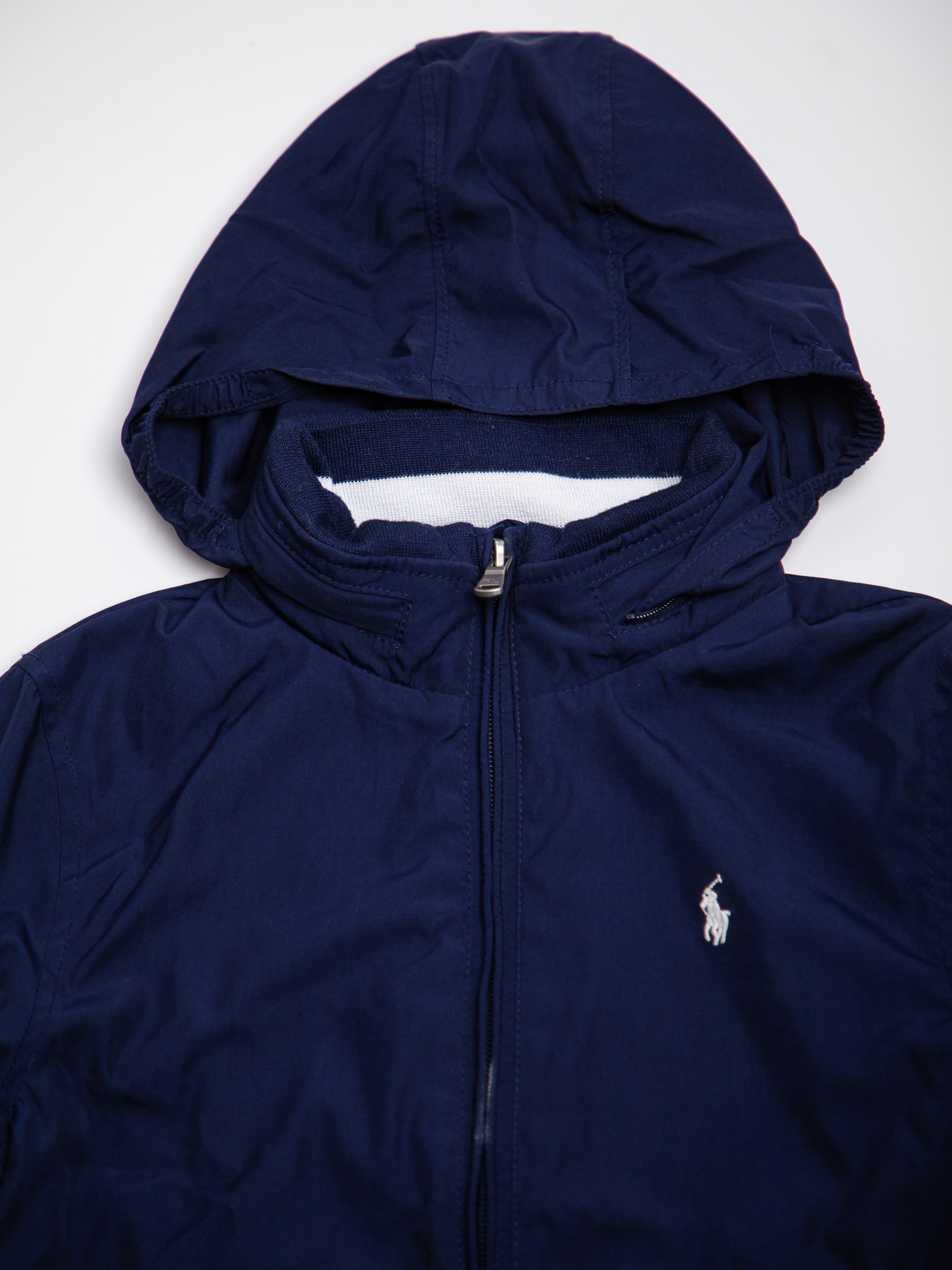 Good Polo Ralph Lauren Kids Hooded Jacket Blue Size 6