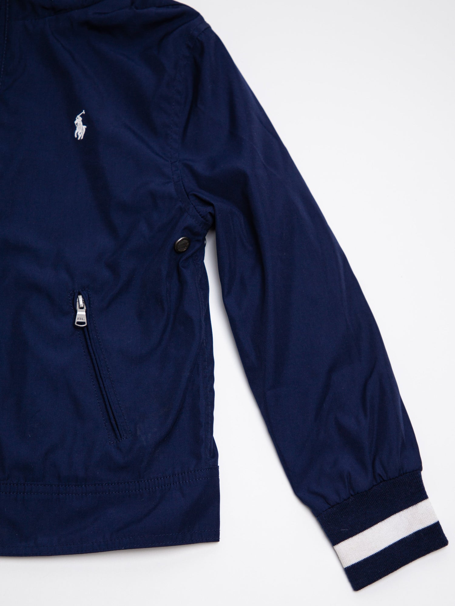 Good Polo Ralph Lauren Kids Hooded Jacket Blue Size 6