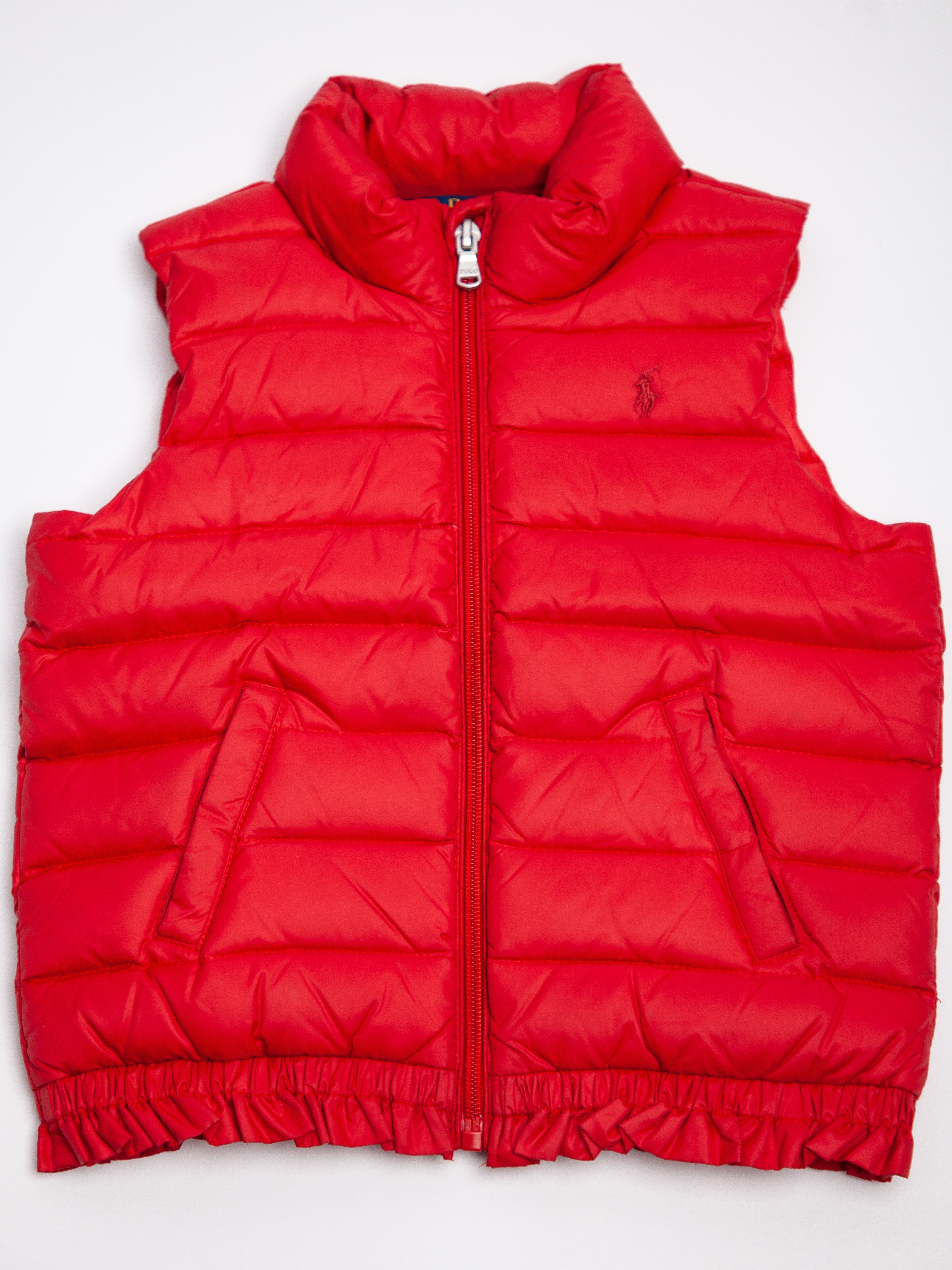 Good Ralph Lauren Red Puffer Vest for Kids Size 5