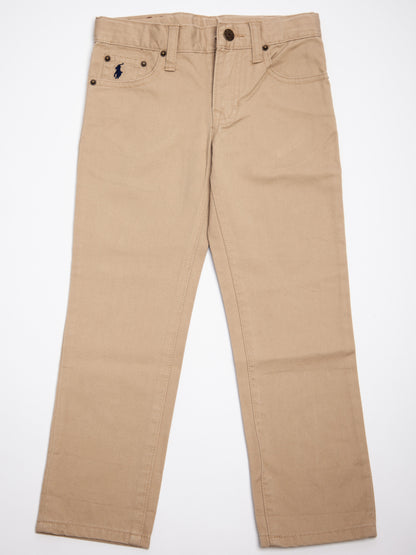 Excellent Polo Ralph Lauren Green Cotton Pants Size 4 for Kids