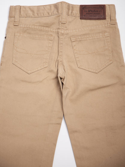 Excellent Polo Ralph Lauren Green Cotton Pants Size 4 for Kids