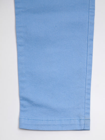 Good Polo Ralph Lauren Blue Cotton Pants for Kids, Size 7