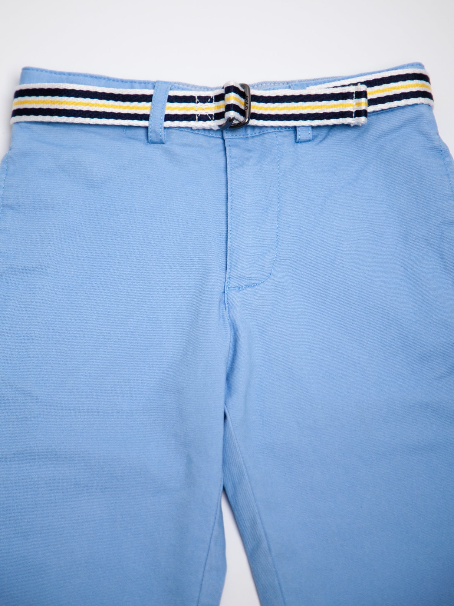 Good Polo Ralph Lauren Blue Cotton Pants for Kids, Size 7