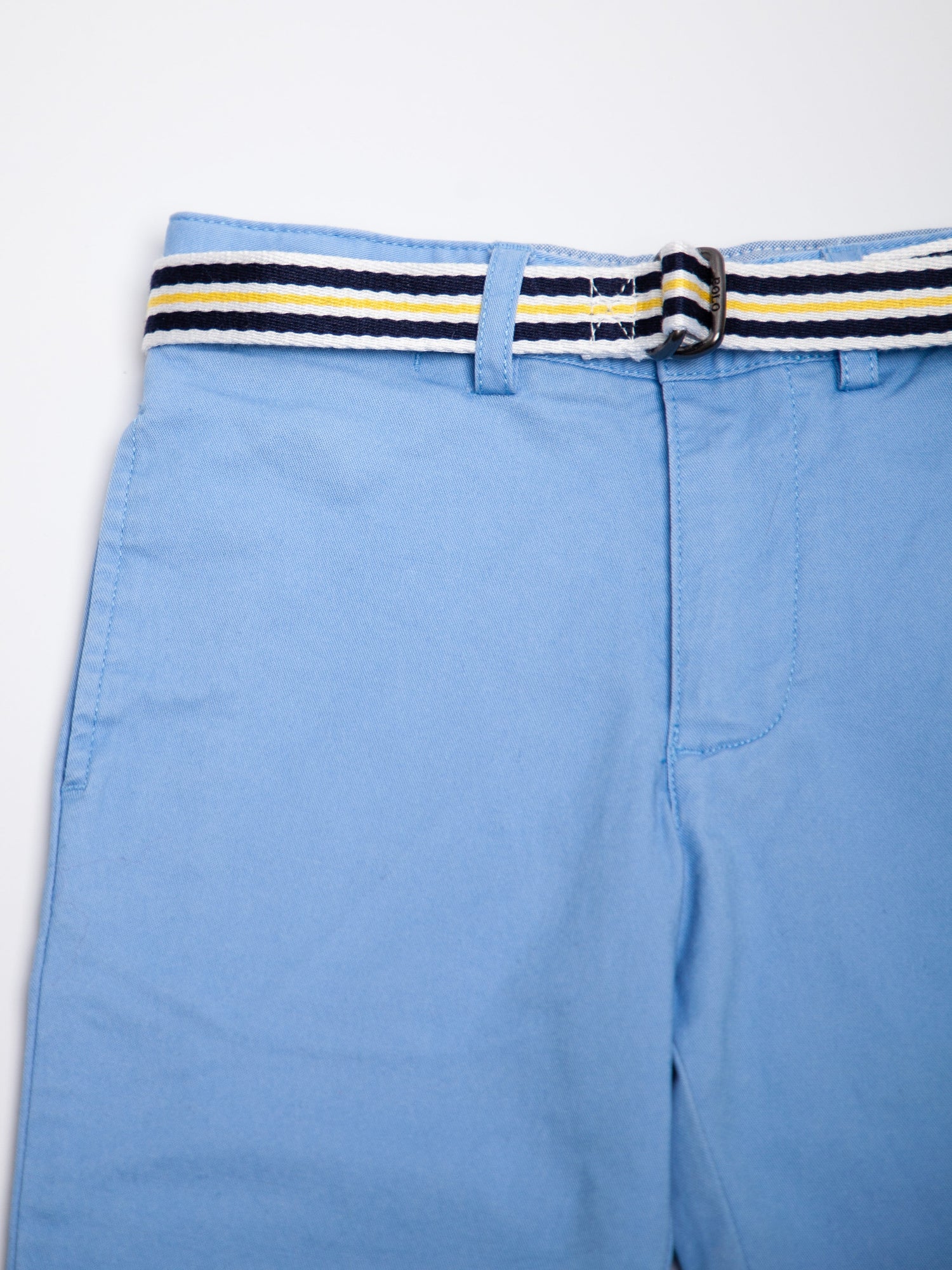 Good Polo Ralph Lauren Blue Cotton Pants for Kids, Size 7