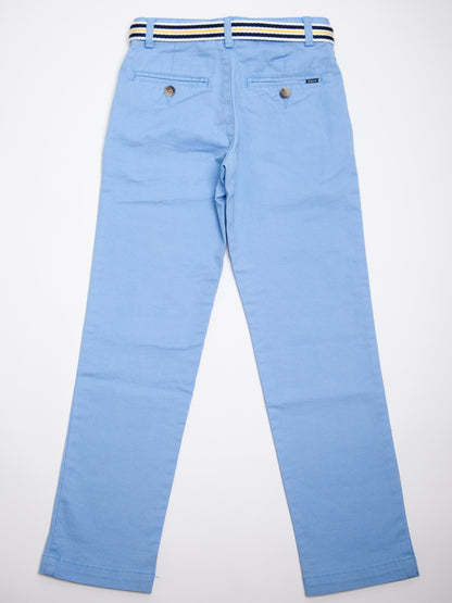 Good Polo Ralph Lauren Blue Cotton Pants for Kids, Size 7